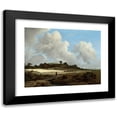 thumbnail image 1 of Jacob van Ruisdael 24x20 Black Modern Framed Museum Art Print Titled - View of Grainfields with a Distant Town (circa 1670), 1 of 5