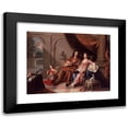 thumbnail image 1 of Jacob van Schuppen 24x19 Black Modern Framed Museum Art Print Titled - The Guitar Player, 1 of 5
