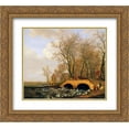 thumbnail image 1 of Jacob van Strij 2x Matted 24x20 Gold Ornate Framed Art Print 'View on the Nederwaard', 1 of 2