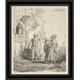 thumbnail image 1 of Jacob with Laban 28x34 Large Black Ornate Wood Framed Canvas Art by Rembrandt, 1 of 2