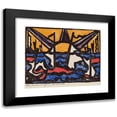 thumbnail image 1 of Jacoba van Heemskerck 18x15 Black Modern Framed Museum Art Print Titled - Landscape with a Sun (circa 1915), 1 of 5