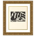 thumbnail image 1 of Jacoba van Heemskerck 20x23 Gold Ornate Framed and Double Matted Museum Art Print Titled - Sturmbilderbuch Vii. (1924), 1 of 4