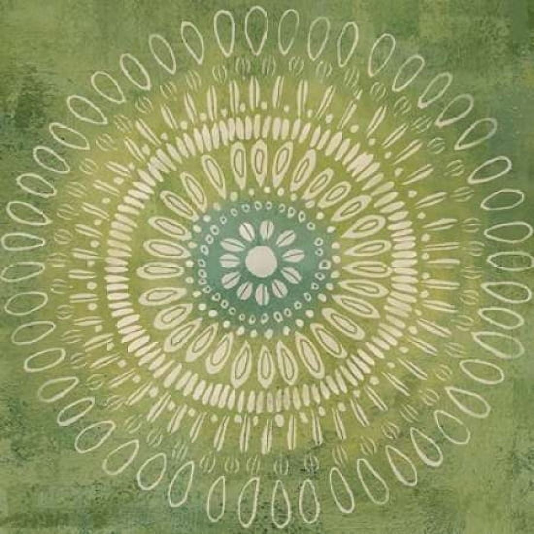 Jacobean Medallions II Canvas Art - Cynthia Coulter (24 x 24)