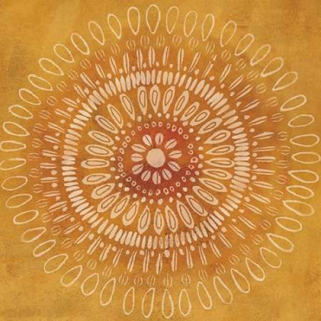 Jacobean Medallions III Canvas Art - Cynthia Coulter (24 x 24)