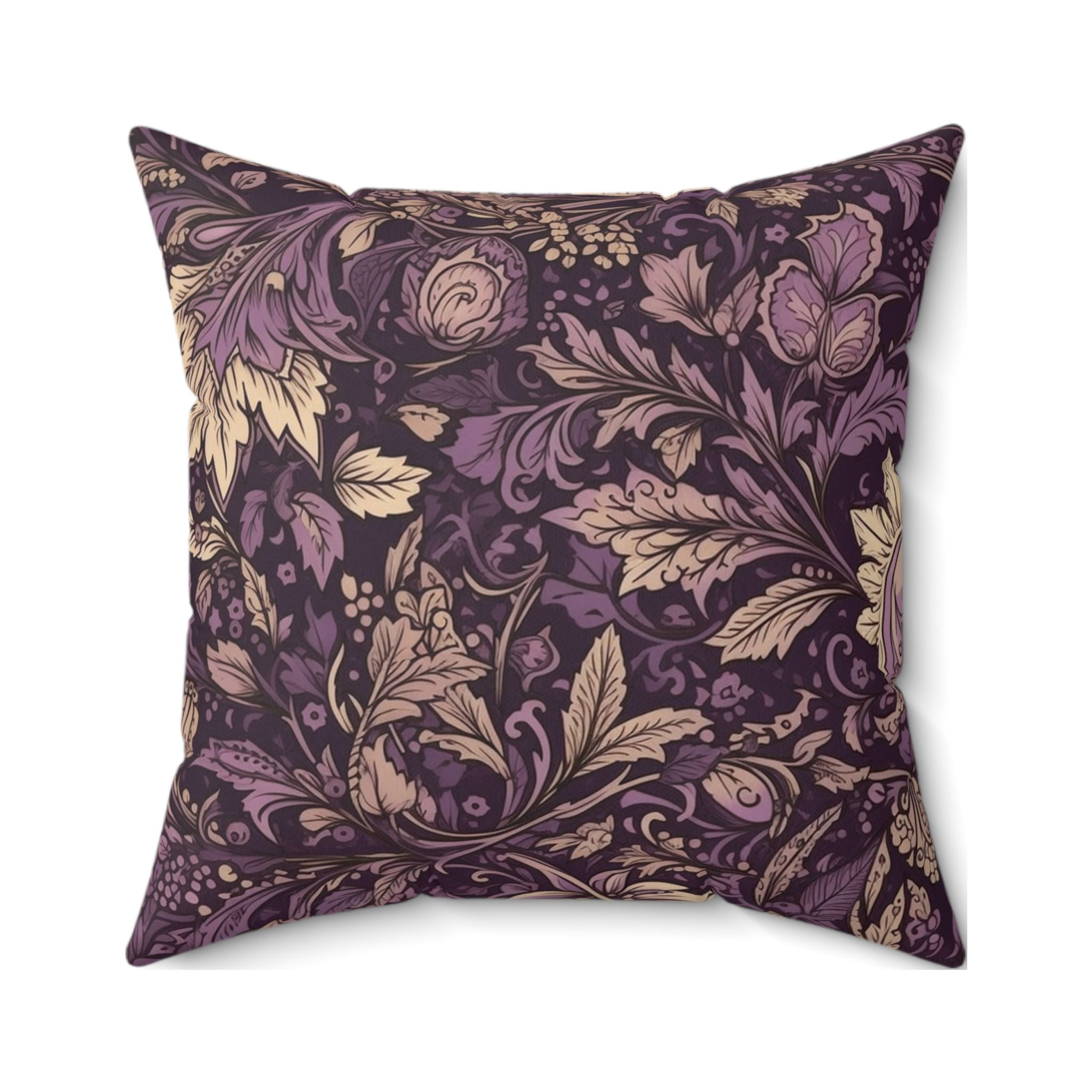 Jacobean Pillow Cover With Pillow Insert