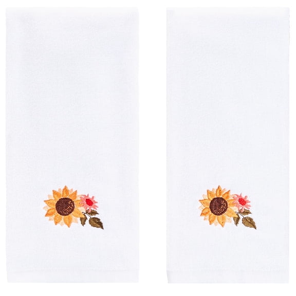 Jacobean Sunflower Bath Collection - Set of 2 Hand Towels
