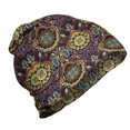 thumbnail image 1 of Jacobean Unisex Beanie, Botanical Art Composition, Hiking Outdoors, Charcoal Grey Multicolor, by Ambesonne, 1 of 1