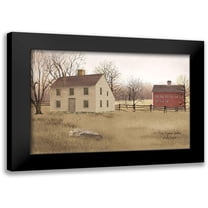 Jacobs, Billy 14x11 Black Modern Framed Museum Art Print Titled - New England Saltbox