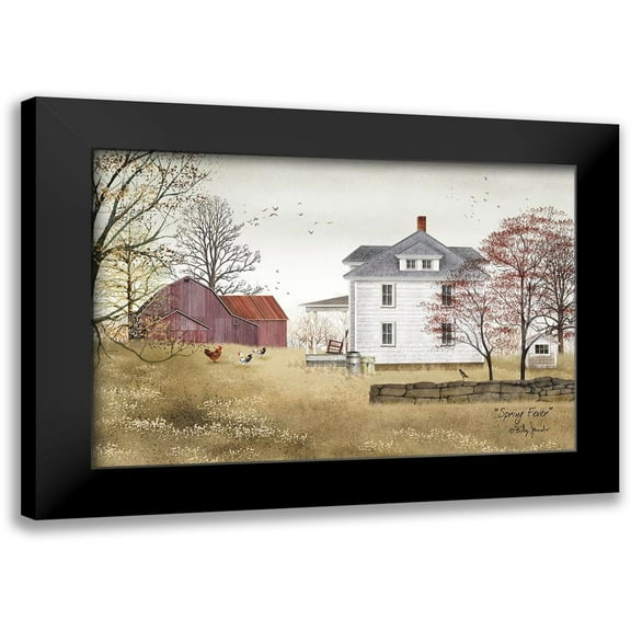 Jacobs, Billy 14x11 Black Modern Framed Museum Art Print Titled - Spring Fever