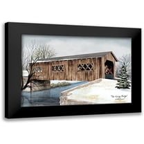 Jacobs, Billy 14x11 Black Modern Framed Museum Art Print Titled - The Kissing Bridge
