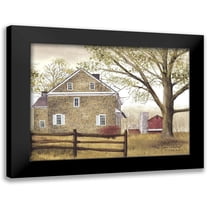 Jacobs, Billy 14x12 Black Modern Framed Museum Art Print Titled - Bucks County Homestead