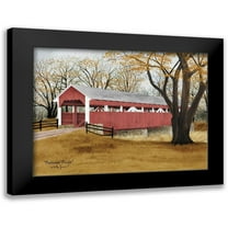 Jacobs, Billy 14x12 Black Modern Framed Museum Art Print Titled - Butternut Bridge