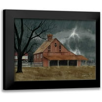 Jacobs, Billy 14x12 Black Modern Framed Museum Art Print Titled - Dark and Stormy Night