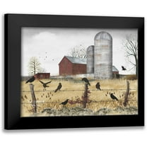 Jacobs, Billy 14x12 Black Modern Framed Museum Art Print Titled - Fall Gathering
