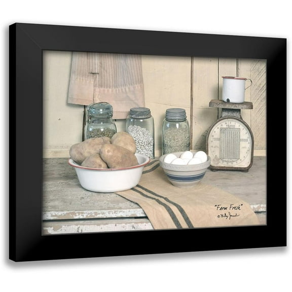 Jacobs, Billy 14x12 Black Modern Framed Museum Art Print Titled - Farm Fresh