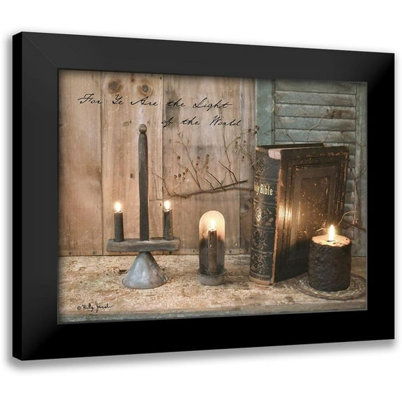 Jacobs, Billy 14x12 Black Modern Framed Museum Art Print Titled - For Ye are the Light