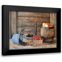 Jacobs, Billy 14x12 Black Modern Framed Museum Art Print Titled - Fruit of the Spirit