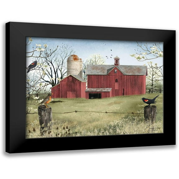 Jacobs, Billy 14x12 Black Modern Framed Museum Art Print Titled - Harbingers of Spring