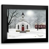 Jacobs, Billy 14x12 Black Modern Framed Museum Art Print Titled - Love One Another