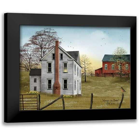 Jacobs, Billy 14x12 Black Modern Framed Museum Art Print Titled - Morning Has Broken
