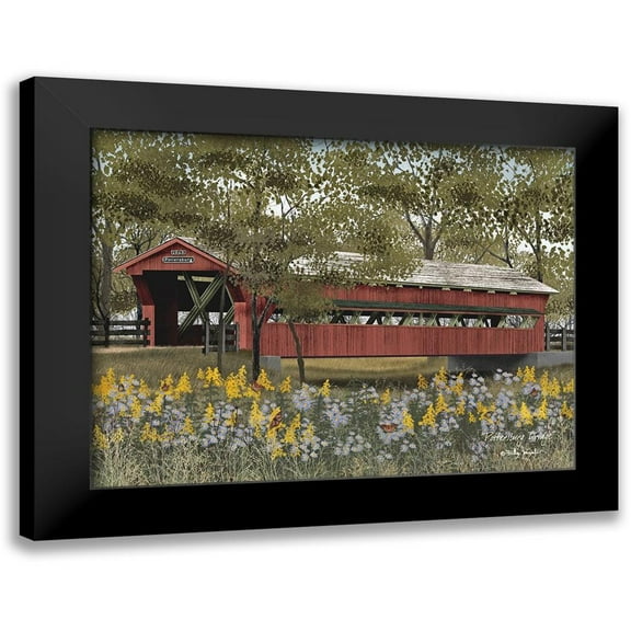 Jacobs, Billy 14x12 Black Modern Framed Museum Art Print Titled - Pottersburg Bridge