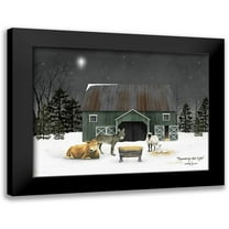 Jacobs, Billy 14x12 Black Modern Framed Museum Art Print Titled - Remembering the Night