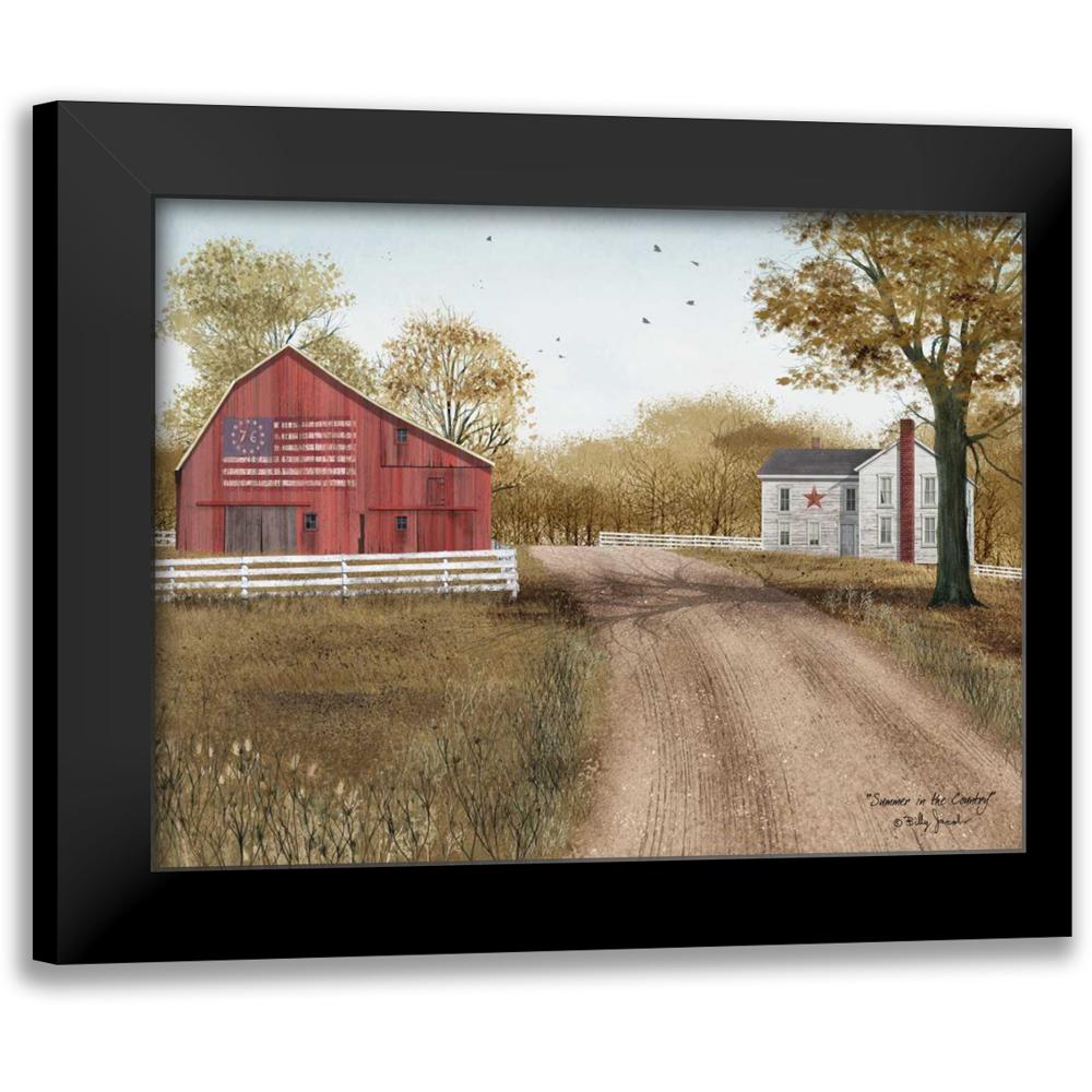 Billy Jacobs Art Print - Flag Barn - BJ112 - Framed Or Plaque Option Available