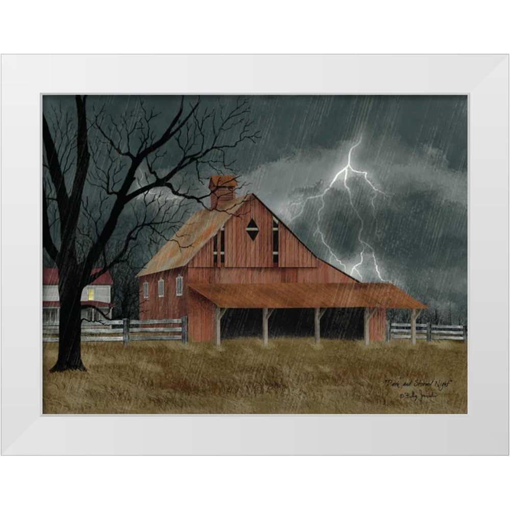 Jacobs, Billy 14x12 White Modern Wood Framed Museum Art Print Titled