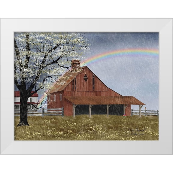 Jacobs, Billy 14x12 White Modern Wood Framed Museum Art Print Titled - His Promise