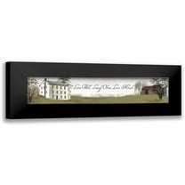 Jacobs, Billy 14x6 Black Modern Framed Museum Art Print Titled - Live Well