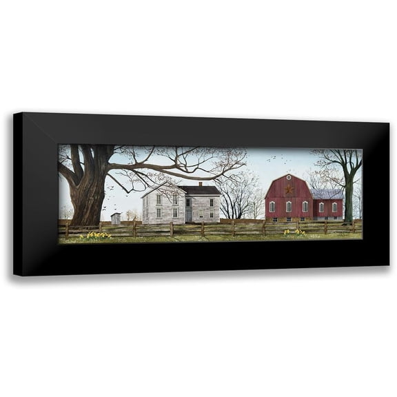 Jacobs, Billy 14x7 Black Modern Framed Museum Art Print Titled - Spring Morning
