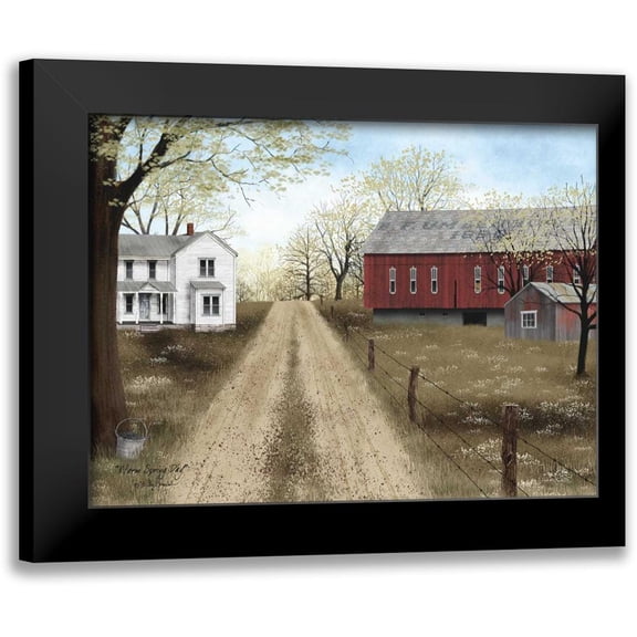 Jacobs, Billy 18x15 Black Modern Framed Museum Art Print Titled - Warm Spring Day