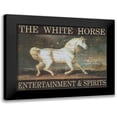 thumbnail image 1 of Jacobs, Billy 18x15 Black Modern Framed Museum Art Print Titled - White Horse, 1 of 5