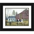 thumbnail image 1 of Jacobs, Billy 18x15 Black Ornate Wood Framed with Double Matting Museum Art Print Titled - Holstein, 1 of 4