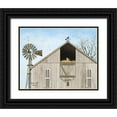 thumbnail image 1 of Jacobs, Billy 18x15 Black Ornate Wood Framed with Double Matting Museum Art Print Titled - Winds Aloft, 1 of 4