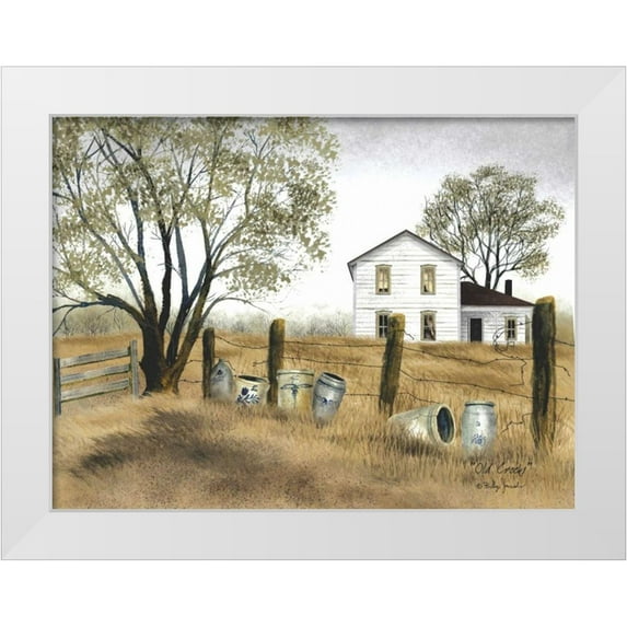 Jacobs, Billy 18x15 White Modern Wood Framed Museum Art Print Titled - Amazing Grace