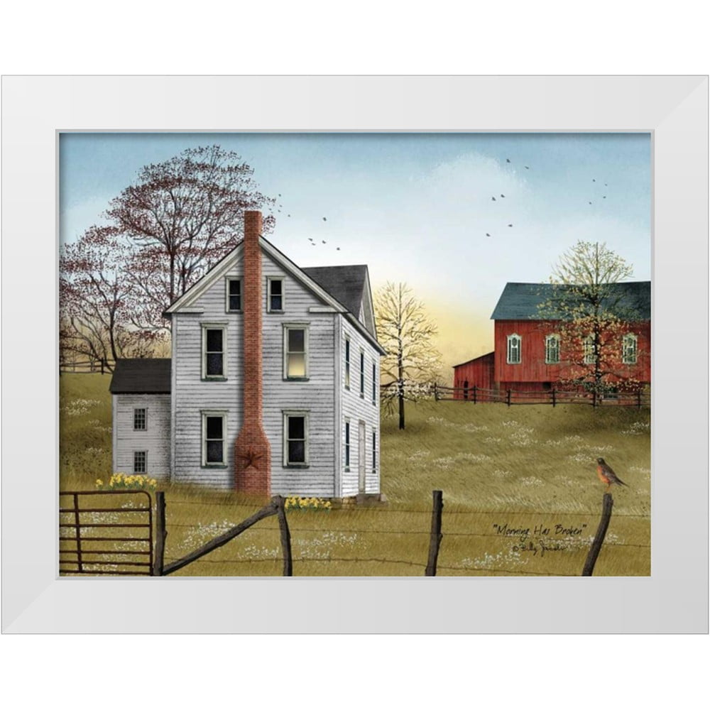 Morning Has Broken Black Framed Canvas Print, 15" x 18"