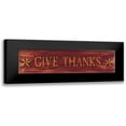 thumbnail image 1 of Jacobs, Billy 18x8 Black Modern Framed Museum Art Print Titled - Give Thanks, 1 of 5