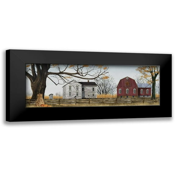 Jacobs, Billy 18x9 Black Modern Framed Museum Art Print Titled - Harvest Time