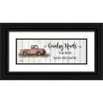 thumbnail image 1 of Jacobs, Billy 24x11 Black Ornate Wood Framed with Double Matting Museum Art Print Titled - Country Roads, 1 of 4
