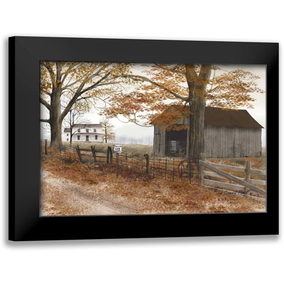 Jacobs, Billy 24x17 Black Modern Framed Museum Art Print Titled - Old Country Road
