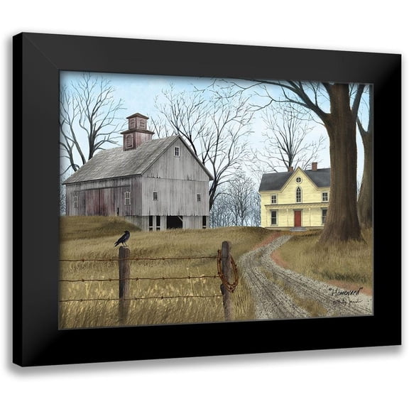 Jacobs, Billy 24x19 Black Modern Framed Museum Art Print Titled - Homeward