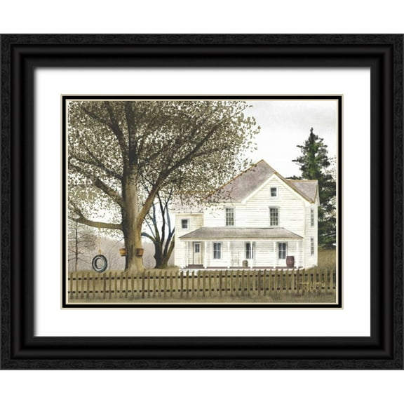 Jacobs, Billy 24x19 Black Ornate Wood Framed with Double Matting Museum Art Print Titled - Grandmas House
