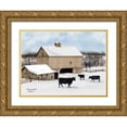 thumbnail image 1 of Jacobs, Billy 24x19 Gold Ornate Wood Framed with Double Matting Museum Art Print Titled - Black and White, 1 of 4