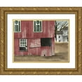 thumbnail image 1 of Jacobs, Billy 24x19 Gold Ornate Wood Framed with Double Matting Museum Art Print Titled - The Mouser, 1 of 4