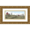 thumbnail image 1 of Jacobs, Billy 32x15 Gold Ornate Wood Framed with Double Matting Museum Art Print Titled - Rural Route, 1 of 4