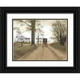 thumbnail image 1 of Jacobs, Billy 32x25 Black Ornate Wood Framed with Double Matting Museum Art Print Titled - Headin Home, 1 of 4