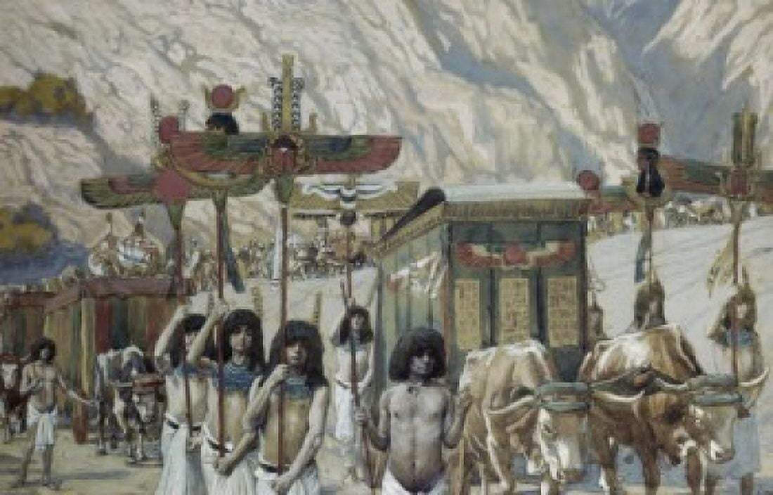 Jacobs Body is Taken to Egypt James J Tissot (1836-1902French) Watercolor on Paper Jewish Museum New York Canvas Art - James Tissot (24 x 36)