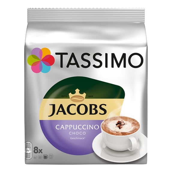 Jacobs Choco Cappuccino 8-Pack Richly Flavored Milk Coffee Pods