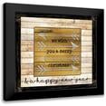 thumbnail image 1 of Jacobs, Cindy 12x12 Black Modern Framed Museum Art Print Titled - Buffalo Merry Christmas, 1 of 5
